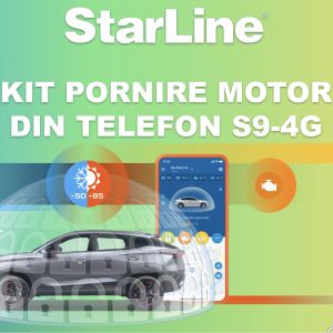 Kit pornire motor Toyota Yaris gen 3 2013-2021, aplicatie telefon 4G (montaj inclus) - Starline S9 v2 4G