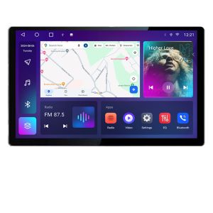 Navigatie dedicata Chrysler Jeep N-202 Edonav ecran 13" 2K 4+32 Android Waze USB Navigatie 4G 360 Toslink Youtube Radio KIT-202 V2