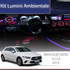 Ambient Lights tetőtartó borítás Mercedes A W177 CLA W118 vezérlés az eredeti rendszeren vagy telefonon.