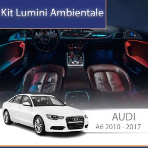Lumini ambientale dedicate Audi A6 C7 2010-2017 capace difuzoare iluminate control telefon sau sistem original