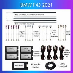 Lumini Ambientale BMW Seria 2 2021 dedicat set complet control telefon sau sistem original