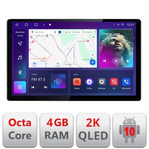 Navigatie dedicata Opel Movano Renault Master 2020- Edonav ecran 13" 2K 4+32 Android Waze USB Navigatie 4G 360 Toslink Youtube V2