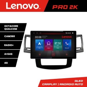 Navigatie Toyota Hilux 2008-2014 K-143 Lenovo PRO 4+64 13 inch 2K android 4G DSP gps internet 
