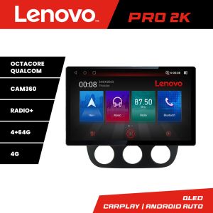 Navigatie VW Golf 5 2004-2010 clima automatica Lenovo PRO 4+64 13 inch 2K android 4G DSP gps internet  KIT-golf5-automatic