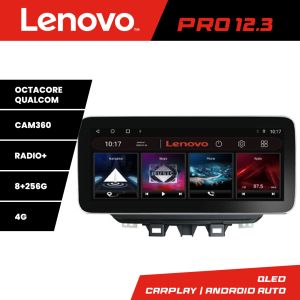 Navigatie Hyundai Tucson 2019 K-1135 Lenovo PRO 8+256 12.3 inch qled android 4G DSP gps internet 