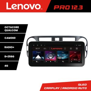 Navigáció VW TIGUAN és Golf Plus 2007-2011 Lenovo PRO 8+256 12.3 hüvelykes qled android 4G DSP gps internet 8Core