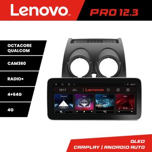 Navigáció Nissan Qashqai K-499 Lenovo PRO 4+64 12,3 hüvelykes qled android 4G DSP gps internet 8Core