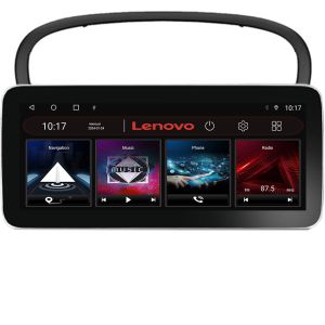 Navigatie Peugeot 607 Lenovo PRO 8+256 12.3 inch qled android 4G DSP gps internet  Kit-607