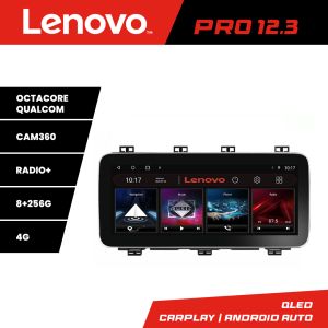 Navigatie Toyota Auris 2013-2017 K-auris15 Lenovo PRO 8+256 12.3 inch qled android 4G DSP gps internet 