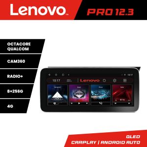 Navigatie Kia Niro 2017- Lenovo PRO 8+256 12.3 inch qled android 4G DSP gps internet  Kit-niro