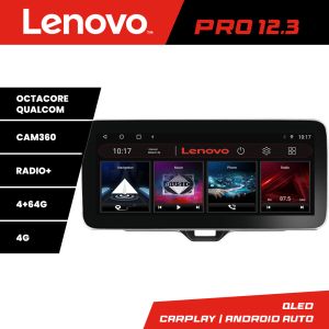 Navigáció Toyota Yaris 2020- Lenovo PRO 4+64 12,3 hüvelykes qled android 4G DSP gps internet kit-yaris2020