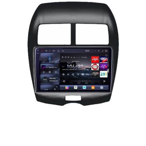 Navigáció Mistubishi ASX 2010-2017 Edotec Kit-026 8 magos QLED 2K 12+256GB 360 Android Waze USB Internet Navigáció Youtube Rádió