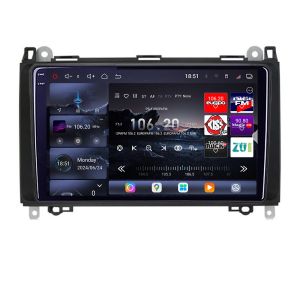 Navigatie Mercedes VW Edotec Kit-068 8 core QLED 2K 16+512GB 360 Android Waze USB Navigatie Internet Youtube Radio v1