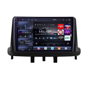 Navigatie Renault Megane 3 2010-2016 Edotec Kit-145 8 core QLED 2K 16+512GB 360 Android Waze USB Navigatie Internet Youtube Radio