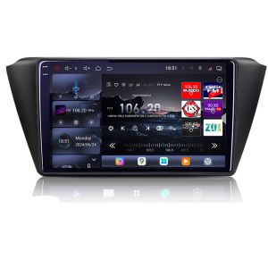 Navigatie Skoda Fabia 2015- Edotec Kit-541 8 core QLED 2K 16+512GB 360 Android Waze USB Navigatie Internet Youtube Radio