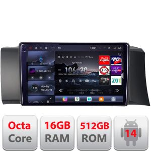 Navigatie Subaru BRZ 2012-2021 Toyota GT 86 2012-2021 Android radio gps internet 8 core QLED 2K 16+512GB 360 Edotec