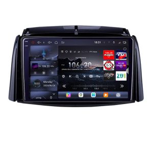 Navigatie Renault Koleos 2009-2016 Edotec Kit-KOLEOS 8 core QLED 2K 16+512GB 360 Android Waze USB Navigatie Internet Youtube Radio