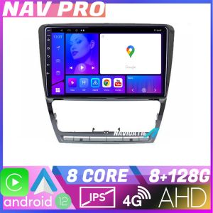 Navigatie Skoda Octavia 2 2005 2013 KIT 005 EDOTEC-LITE Android Ecran 720P Octa Core 8 128 Carplay