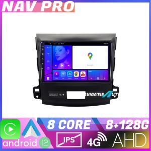Navigatie Mitsubishi Outlander 2010 KIT 056 EDOTEC-LITE Android Ecran 720P Octa Core 8 128 Carplay