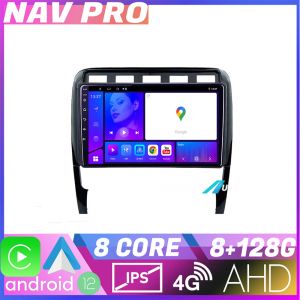 Navigáció Porsche Cayenne 2002 2011 KIT 443 EDOTEC-LITE Android képernyő 720P Octa Core 8 128 Carplay