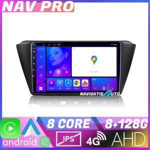 Navigatie Skoda Fabia 2015 KIT 541 EDOTEC-LITE Android Ecran 720P Octa Core 8 128 Carplay