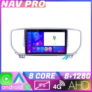 Navigáció Kia Sportage 2016 2018 KIT 567 EDOTEC-LITE Android képernyő 720P Octa Core 8 128 Carplay