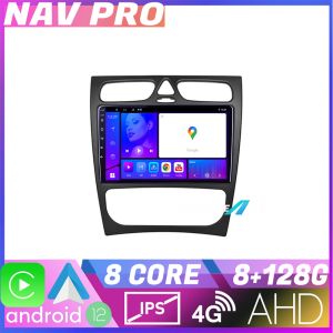 Navigáció Mercedes CLK faceliftes EDOTEC-LITE Android rádió gps internet Octa core 8 128 Carplay