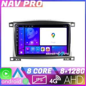 Toyota Land Cruiser L100 2002 2008 KIT L100 EDOTEC-LITE Android képernyő 720P Octa Core 8 128 Carplay