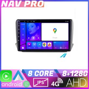 Navigáció Peugeot 208/2008 KIT PSA EDOTEC-LITE Android képernyő 720P Octa Core 8 128 Carplay