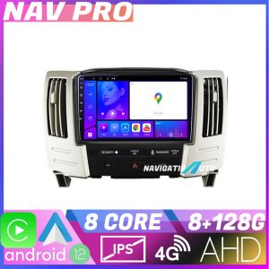 Navigatie Lexus RX300 2003 2008 EDOTEC-LITE Android Ecran 720P Octa Core 8 128 Carplay