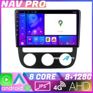 Navigatie VW Golf 5 2004 2010 clima automatica EDOTEC-LITE Android Ecran 720P Octa Core 8 128 Carplay