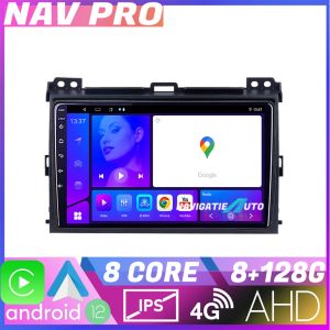 Navigatie Toyota Prado 2007 KIT 456 EDOTEC-LITE Android Ecran 720P Octa Core 8 128 Carplay v1