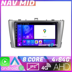 Toyota Avensis 2009 2015 KIT TY12 EDOTEC-LITE Android képernyő 720P Octa Core 4 64 bites Carplay