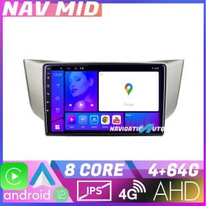 Navigatie Lexus RX 2003 2009 KIT rx 03 EDOTEC-LITE Android Ecran 720P Octa Core 4 64 Carplay