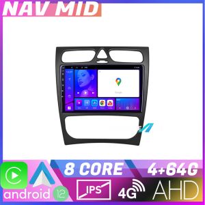 Navigáció Mercedes CLK faceliftes EDOTEC-LITE Android rádió gps internet Octa core 4 64 MB Carplay