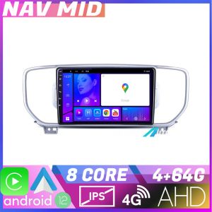 Navigáció Kia Sportage 2016 2018 KIT 567 EDOTEC-LITE Android képernyő 720P Octa Core 4 64 Carplay