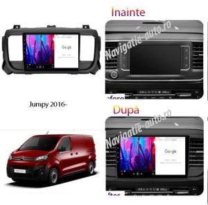 Dedikált navigáció Citroen Jumpy Toyota Proace Peugeot Traveler Android 1+32