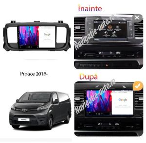 Dedikált navigáció Citroen Jumpy Toyota Proace Peugeot Traveler Android 1+32