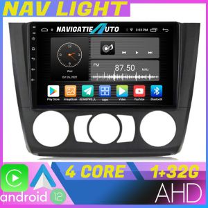 Dedikált navigáció BMW 1-es sorozat E87 2004-2011 manuális klíma Android 1+32