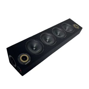 Cutie cu difuzoare Phoenix Gold 1700W ieșire SPL 2 x 4 OHM 4 x difuzoare midrange 2 x tweetere pro audio