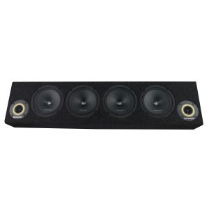 Cutie cu difuzoare Phoenix Gold 1700W ieșire SPL 2 x 4 OHM 4 x difuzoare midrange 2 x tweetere pro audio