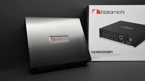Nakamichi NDSR350A DSP erősítő, 12 erősített csatorna, 4 ohm, 4 x 25 W + 4 x 40 W + 2 x 80 / 1 x 160 W RMS