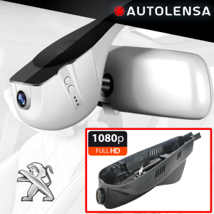 Unitate fără ramă Cameră DVR Peugeot 2008 2015-18, cameră față 1080p Autolensa, Model 24/7 Negru PE04 