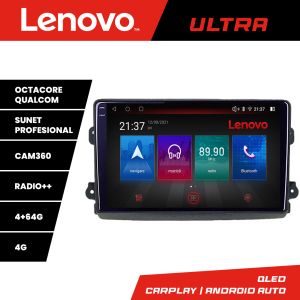 Navigatie Fiat Ducato 2021- Qled 1K Octa Core 4+64 LTE 4G DSP Wifi 5Ghz HDMI android auto carplay radio gps internet KIT-ducato2024+ULTRA-9-4+64