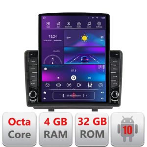 Navigatie Opel Zafira C 2011-2019 dedicata Ouad core 4+32 ecran vertical 9.7" DSP 360 FHD AHD Android radio gps internet  KIT-zafira-c+EDT-E709