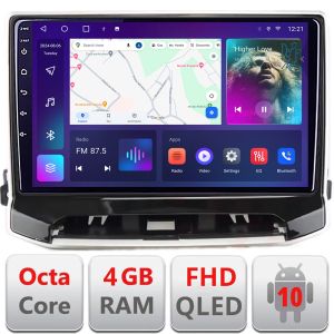 Navigatie Jeep Compass 2021- dedicata Android QLED octa core 4+64 4G DSP FHD carplay android auto radio gps internet Android kit-compass2021+EDT-E310v3