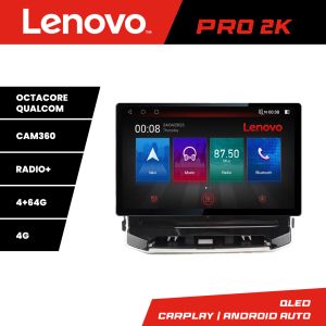 Navigatie Jeep Compass 2021- Lenovo Qled 13 inch 2K Octa Core 4+64 360 DSP ADAS carplay android auto radio internet kit-compass2021+PRO-2K-13-4+64+kit-10-9
