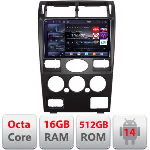 Navigatie Ford Mondeo 2004-2007 Qled 2K Octa Core 16+512GB LTE 4G DSP Wifi 5Ghz android auto carplay radio gps internet kit-mondeo2001+EDT-E809-2K