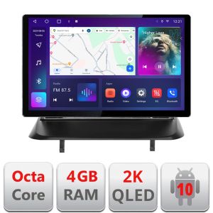 Navigáció Peugeot 3008 5008 Qled 2K Octa Core 4+32 LTE 4G DSP Wifi 5Ghz android autó carplay rádió gps internet készlet-3008+EDT-E413-2K