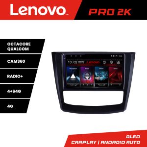 Navigatie Renault Kadjar facelift 2019-2022 Lenovo Qled 2K Octa Core 4+64 360 DSP carplay android auto radio gps internet kit-9030-facelift+PRO-2K-10-4+64